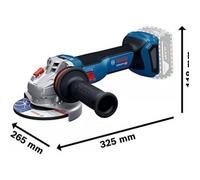 Amoladora GWS 18V-11 de 125 mm y 18 V Solo Cardboard - Bosch Pro