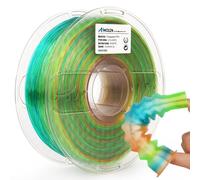 AMOLEN Filamento 3D, precisione dimensionale +/- 0,02 mm, avvolto in modo pulito, compatibile con stampanti 3D FDM, precisione dimensionale, bobina (1 kg)