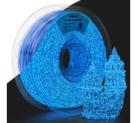 AMOLEN Glow in The Dark PLA Filamento, 1,75 mm lucido PLA 3D Printer Filamento, Firefly Blue