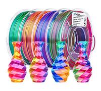 AMOLEN PLA filamento per stampante 3D, Filamento 1.75mm, Filamento ad alta resistenza compatibile con stampanti 3D FDM, Precisione dimensionale +/- 0.02 mm, 200 g x 4 bobine