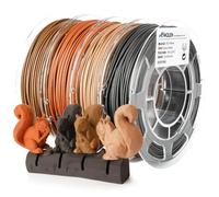AMOLEN PLA filamento per stampante 3D, Filamento 1.75mm, Filamento ad alta resistenza compatibile con stampanti 3D FDM, Precisione dimensionale +/- 0.02 mm, 200 g x 4 bobine