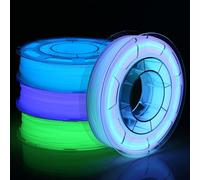 AMOLEN PLA filamento per stampante 3D, Filamento 1.75mm, Filamento ad alta resistenza compatibile con stampanti 3D FDM, Precisione dimensionale +/- 0.02 mm, 200 g x 4 bobine