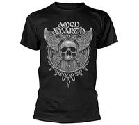 Amon Amarth 'Grey Skull' (Black) T-Shirt (Small)