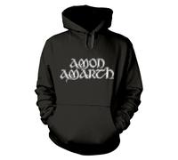 Amon Amarth Grey Skull ufficiale Felpa con Cappuccio