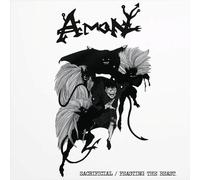 AMON - SACRIFICIAL / FEASTING THE BEAST 3RD PRESSING RED/BLACK MARBLE - F72z