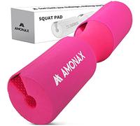 Amonax Barbell Squat Pad Cuscino Bilanciere Quat - Collo e Spalle Supporto Pad - Grande per Squat, Affondi, Spinte Dell'anca Allenamento/Esercizi/Allenamento con i Pesi Fitness (Rosa)