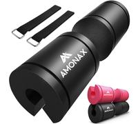 Amonax Cuscino Bilanciere, Cuscinetto Hip Thrust Squat Pad Con Gl Nero - Schiuma