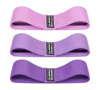 Amonax Fasce di resistenza in tessuto da donna per glutei, fasce per squat, elastiche, resistenti, per perdere peso, attrezzature per allenamento, palestra, accessori per fitness, gambe e glutei (set