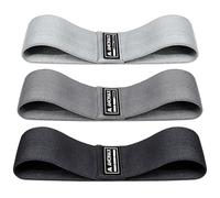 Amonax Fasce Elastiche in Tessuto per Donna, Glutei, Gambe e Squat Fitness