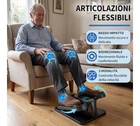 Amonax Pedalatore Elettrico, Mini Ellittica Elettrica, Ellittica Motorizzata con Telecomando, Macchina Passeggiata Cardiovascolare Sotto la Scrivania, Esercitatore Gambe per Uso Domestico