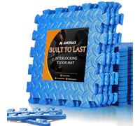 Amonax Tappetini ad incastro per esercizi, in schiuma EVA, per bambini, per piscina, garage, attrezzature per esercizi fitness, allenamento per casa e palestra