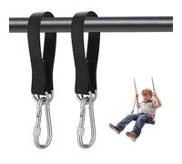 AMONENZ 2 Pezzi Cinghie per Amaca, Cinghie per Amaca Temporanee da 55 cm, Imbracatura per Impieghi Gravosi da 400kg, con Moschettone, per Amaca da Giardino o Sedile Sospeso