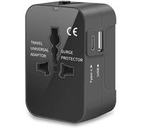 Amoner Adattatore Universale da Viaggio USB C Presa Americana Italiana Inglese Giapponese Francese Travel Essentials Gadget Viaggio
