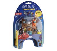 Among Us Confezione da 5 personaggi Crewmate con accessori - Serie 2 (Set 2)