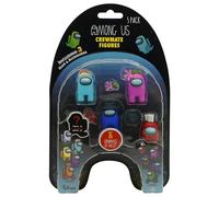 BOX ROTTO AMONG US Set BLU 5 Figure 6cm Cappelli CREWMATES SERIE 1 TOIKIDO