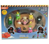 Among Us Crewmate Figures 8 Pack Deluxe Box (S2), multicolore