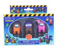 Among Us Crewmate Timbri 3 Pezzi | 3 Figure Casuali