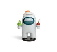 Among Us Figura Da 4,5 Pollici Con Timbro | Crewmate Bianco