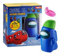 Among Us Action Figure da collezione Serie 2 con accessori (blu)