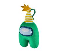 Among Us Peluche da collezione con clip, 13 cm, serie 2, verde