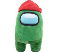 Among Us Peluche ufficiale Green + Beanie, 30 cm