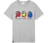 Among Us T-shirt per ragazzi Kids Crewmates & Impostor print Top a maniche corte