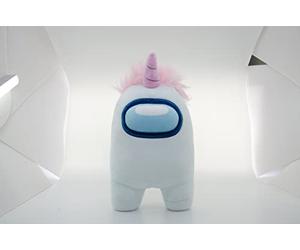 Among Us Ufficiale 12 inch Plush with Accessory White with Unicorn Hat 10913, 10910_10913,