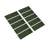 AMONIDA 10 Sacchetti di Sabbia Riutilizzabili per Inondazioni, Robusta Barriera Impermeabile per Giardino Domestico, Poliestere 600D, 25 X 70 cm. (GREEN)