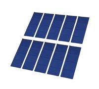 AMONIDA 10 Sacchetti di Sabbia Riutilizzabili per Inondazioni, Robusta Barriera Impermeabile per Giardino Domestico, Poliestere 600D, 25 X 70 cm. (blu scuro)