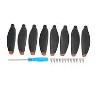 AMONIDA 4 Paia Eliche a Basso Rumore, Pale Pieghevoli a Sgancio Rapido, Eliche Leggere e Stabili con Funzionamento Silenzioso, Ideale per Droni Mini SE e Mini 2, Include Cacciavite