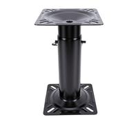 AMONIDA Adatta per Il Settore Marino per Piedistallo del Sedile Design Ergonomico Altezza Regolabile per Pontone per Barche RV Verniciato a Polvere Nera da 11,7 a 17,7 Pollici