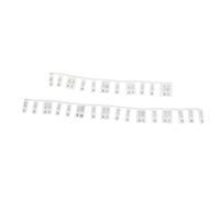 AMONIDA Adesivi per Tasti di Pianoforte Riutilizzabili in Silicone Etichette per Note Antiaderenti per Principianti Set di Pianoforte a 61 Tasti con Scatola di Immagazzinaggio (BLACK)
