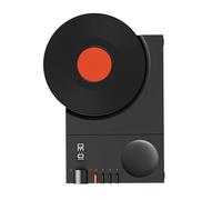 AMONIDA Altoparlante Wireless per Lettore Vintage in Vinile Dispositivo Audio Bluetooth Dal Design Elegante per gli Amanti della Musica e L'arredamento della Casa (BLACK)