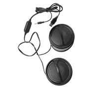 AMONIDA Altoparlanti HiFi da Tavolo con Controllo del Volume per PC e Laptop, qualità del Suono Migliorata, Ideali per Casa e Ufficio (Non illuminato)