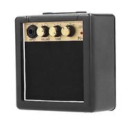 AMONIDA Amplificatore per Chitarra, Mini Amplificatore per Chitarra Elettrica Portatile da 3 W, per Controllo del Tono del Volume con Porta per Cuffie, Ideale per Esercitarsi con il Basso