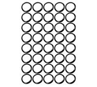 AMONIDA Anelli Decorativi a Quadretti di Avvolgimento di Alta qualità da 40 Pezzi per Canne da Pesca, Protezione Antigroviglio e Antigraffio, Perfetti per la Riparazione e la Manutenzione (21MM)