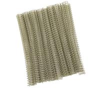 AMONIDA Anelli di Rilegatura a Doppio Loop Spirale Diametro 9/16 Pollici | Filo interno metallico resistente, rivestimento in nylon lucido, può contenere fino a 120 fogli, compatibile con la maggior