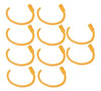 AMONIDA Anello da Naso per in Nylon da 10 Pezzi, Anello da Naso per Bovini Leggero e Resistente per Bestiame da Fattoria, con Facile Installazione per la Gestione delle Mucche
