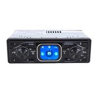 AMONIDA Autoradio Single Din, Lettore Multimediale BT 5.0 Touch Screen da 2,2 Pollici, di Intrattenimento per Auto con USB, MP3, WMA, FM, AM, EQ e Luci a LED, Ideale per il Audio dell'Auto