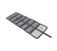 AMONIDA Avvolgimenti per Esche da Pesca, Borsa Compatta per Esche da Traina, Organizzatore per Attrezzatura con Tasche Multiple, Ideale per Gli Appassionati di Pesca (Black)