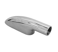 AMONIDA Base per Ringhiera per Barca in Acciaio Inossidabile, Raccordo a 90 Gradi per Yacht, Hardware Marino Durevole con Squisita Finitura Argento (Un(22mm))