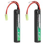 AMONIDA Batteria Al Litio RC da 11,1 V 1200 MAh, Leggera, Ricaricabile, per Modelli Elettrici Head RC, Confezione da 2