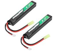 AMONIDA Batteria Al Litio RC da 11,1 V 1200 MAh, Leggera, Ricaricabile, per Modelli Elettrici Head RC, Confezione da 2
