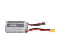 AMONIDA Batteria LiPo 11,1 V 45C 1500 MAh Ad Alta Potenza per Quadricottero RC Drone e Aereo 70x35x25mm (XT60)