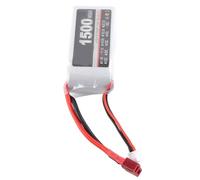 AMONIDA Batteria LiPo 11,1 V 45C 1500 MAh Ad Alta Potenza per Quadricottero RC Drone e Aereo 70x35x25mm (Spina a T)