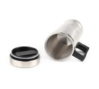 AMONIDA Bollitore Elettrico per Auto da 12 V, Tazza Riscaldante in Acciaio Inossidabile, Bollitore per Veicoli a Doppia capacità con 350 Ml e 150 Ml, Ideale per Auto, SUV e Camion