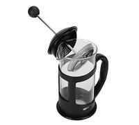 AMONIDA Bollitore per caffè e tè Ad Alto Contenuto di Borosilicato, Durevole Ed Ergonomico per Soggiorno e Ufficio, in Acciaio Inossidabile (1000 ml)
