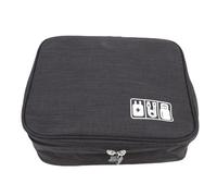 AMONIDA Borsa Organizer per Cavi, Custodia Multifunzionale Portatile per Accessori Elettronici Resistente Alla Pioggia, Borsa Divisori Elasticizzati con Tasche in Rete, Ideale per Viaggi,