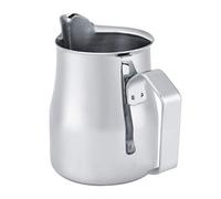 AMONIDA Brocca per Schiuma di Latte Durevole Brocca da caffè in Acciaio Inossidabile di Alta qualità per Uso Domestico e Bar 350 Ml 550 Ml 750 (750ml)