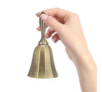 AMONIDA Campanello Vintage per Cena e Uso in legante Campanello in Lega di Zinco per Servizi Bar, Suono Forte e Chiaro, Ideale per Avvisare Ospiti o Studenti, Disponibile in più Colori